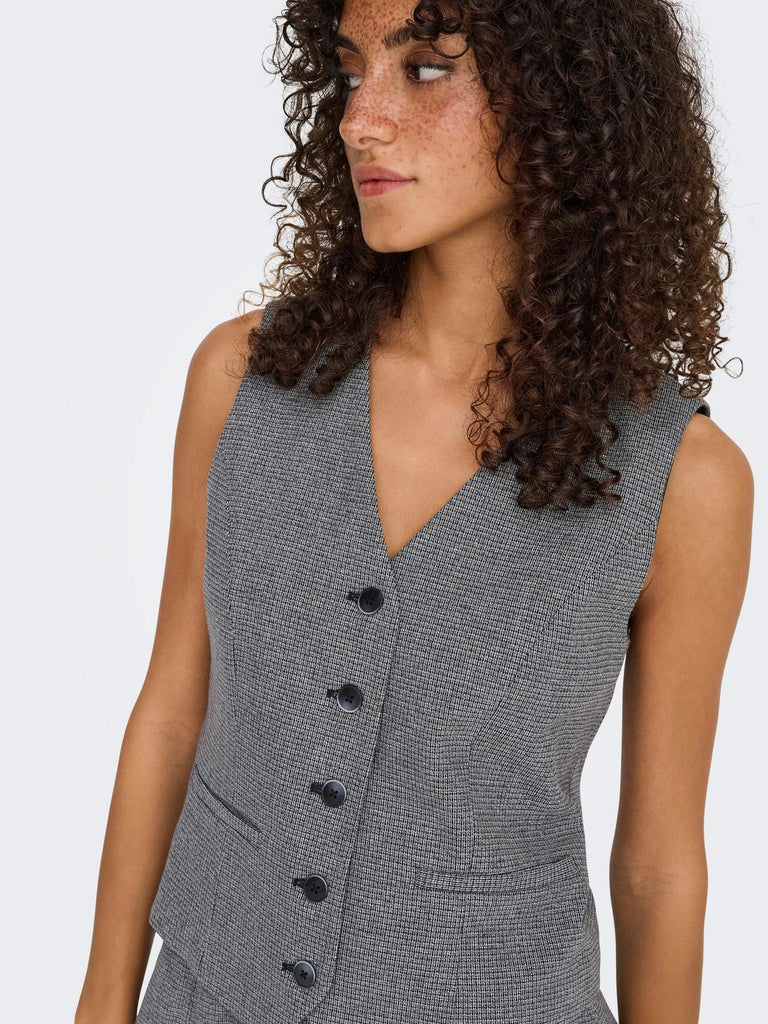 ONLY ONLIRIS-DELL LIFE S/L WAISTCOAT CC TLR