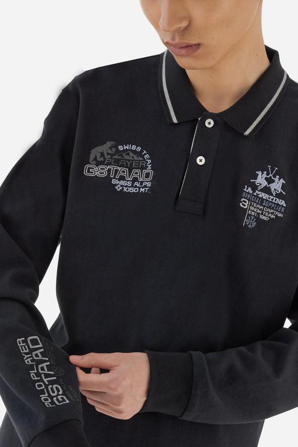 LA MARTINA MAN L/S POLO HEAVY JERSEY