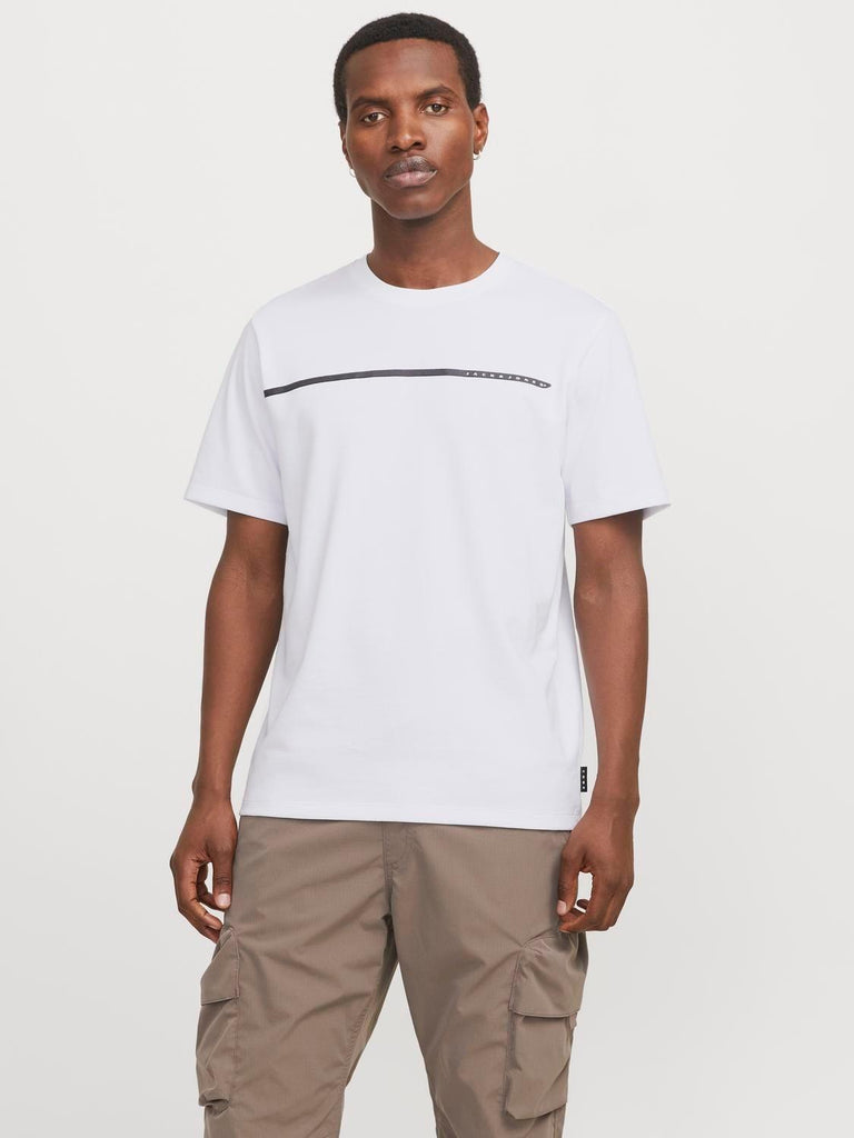 JACK AND JONES JCOFUSION FULL BRANDING TEE SS CREW NOOS