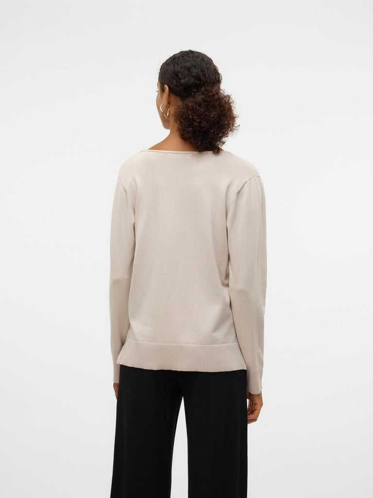 VERO MODA VMSILJE LS V-NECK PULLOVER GA NOOS