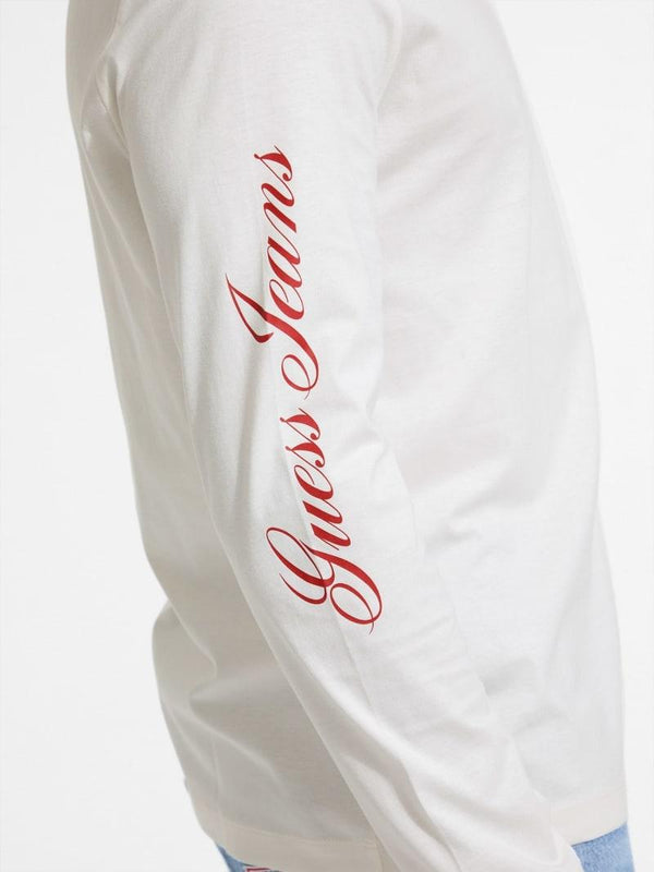 GUESS GJ CN LS REG PRINT ON SLEEVE