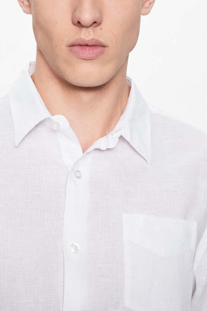 GUESS LS ISLAND LINEN SHIRT