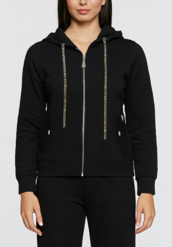 MARKUP FELPA CAPPUCCIO ZIP