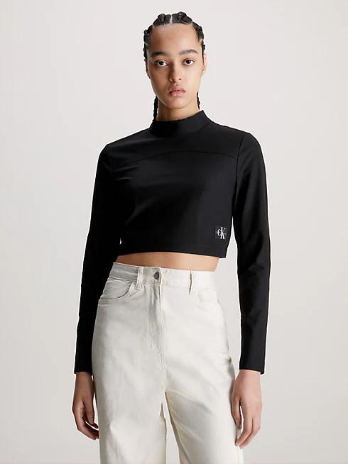 CALVIN KLEIN JEANS TECHNICAL KNIT MOCK