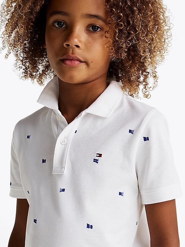 TOMMY HILFIGER FLAGS PRINTED REG POLO SS