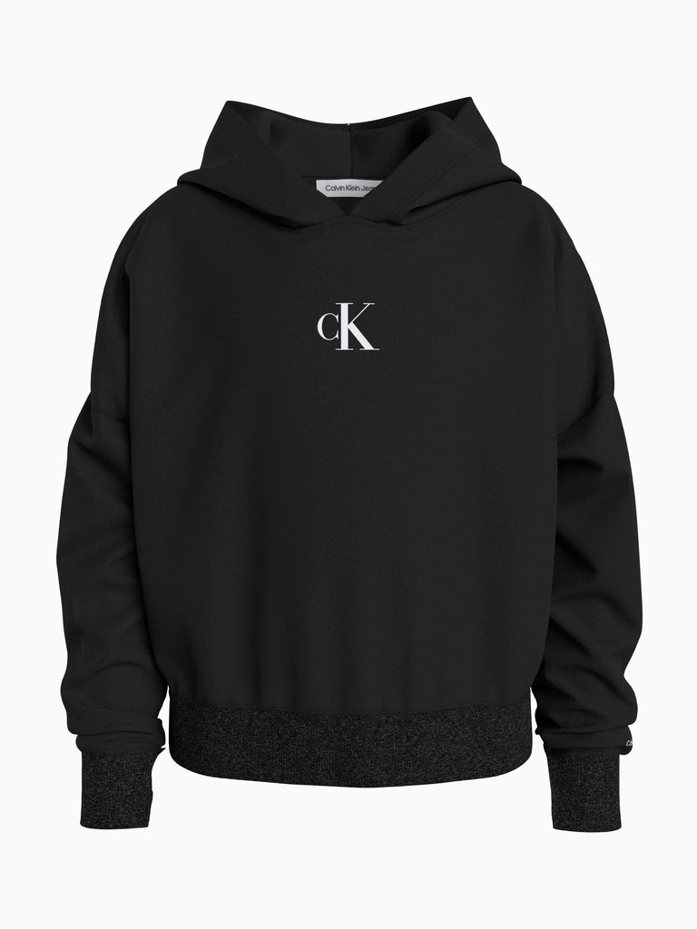 CALVIN KLEIN JEANS CK LOGO BOXY HOODIE