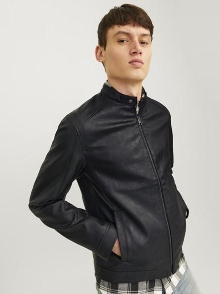 JACK AND JONES JJEDYLAN CLEAN PU JACKET NOOS
