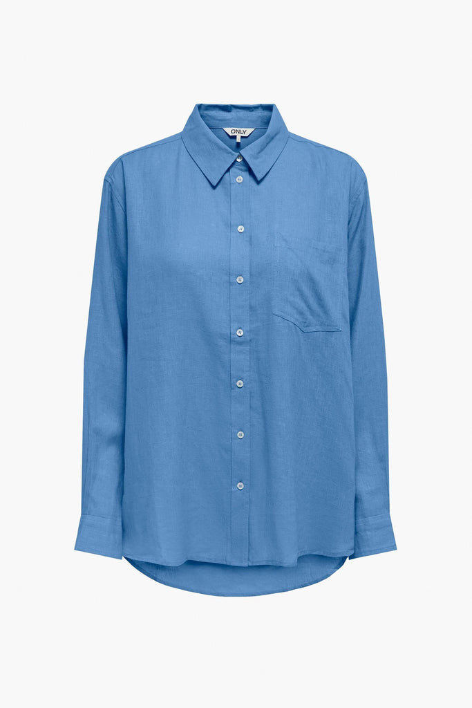 ONLY ONLTOKYO L/S LINEN BLEND SHIRT PNT NOOS