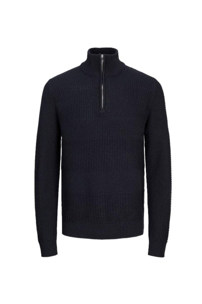 JACK AND JONES JJHUGO KNIT HALF ZIP