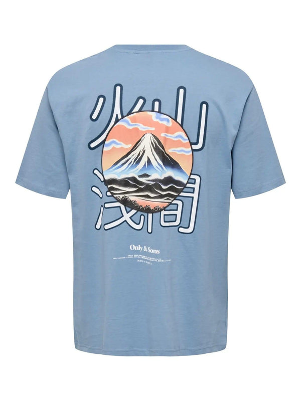 ONLY&SONS ONSMOUNTAIN LOGO RLX SS TEE CS