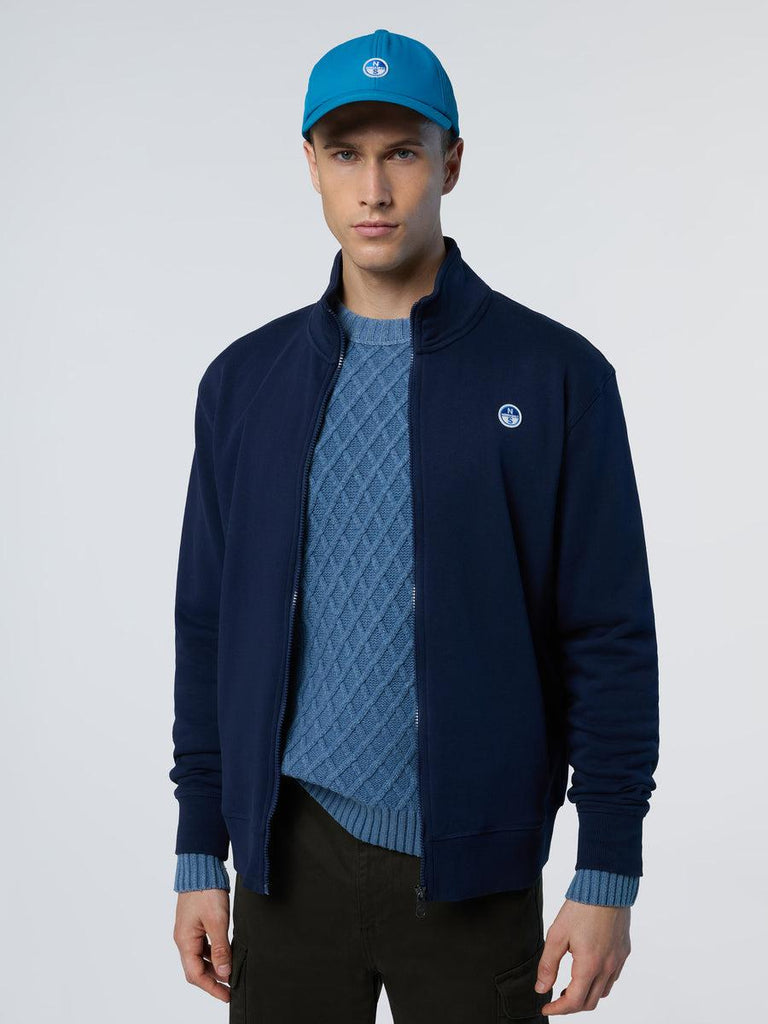 NORTH SAILS FULL ZIP  SWEATSHIRT W/LOGO