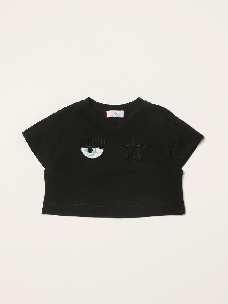 CHIARA FERRAGNI T-SHIRT CROPPED EYESTAR J