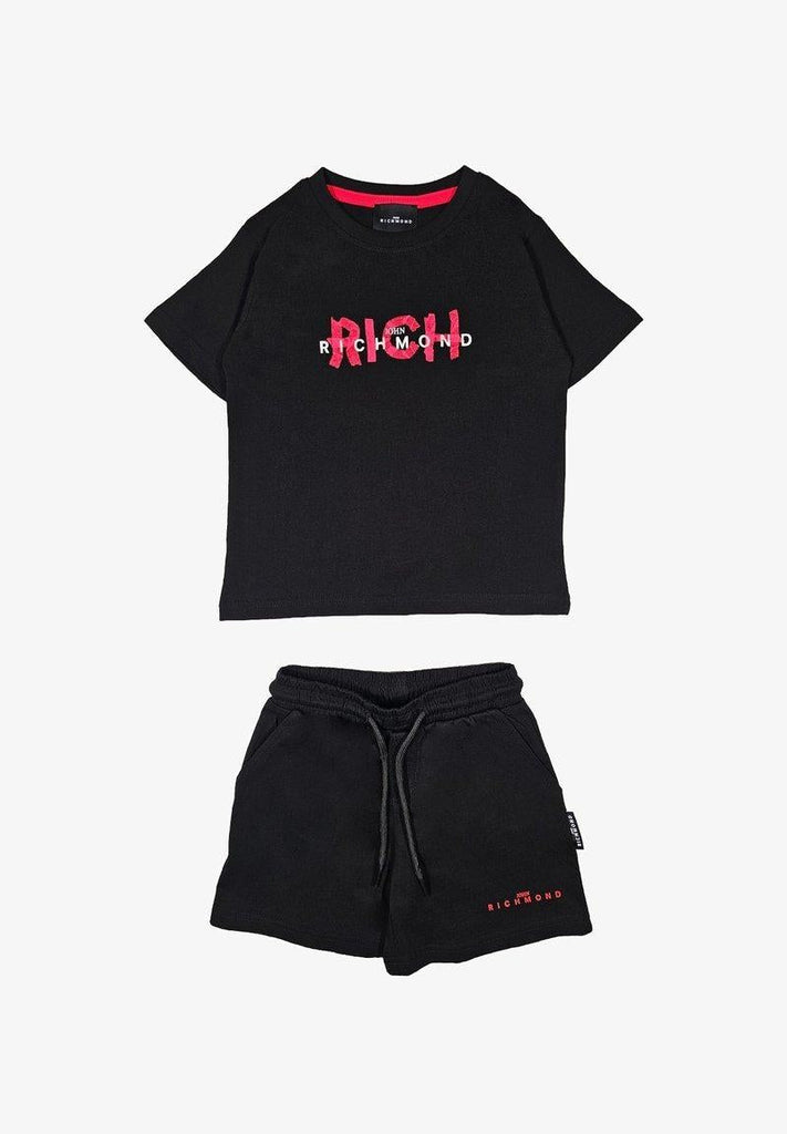 JOHN RICHMOND T-SHIRT + SHORTS