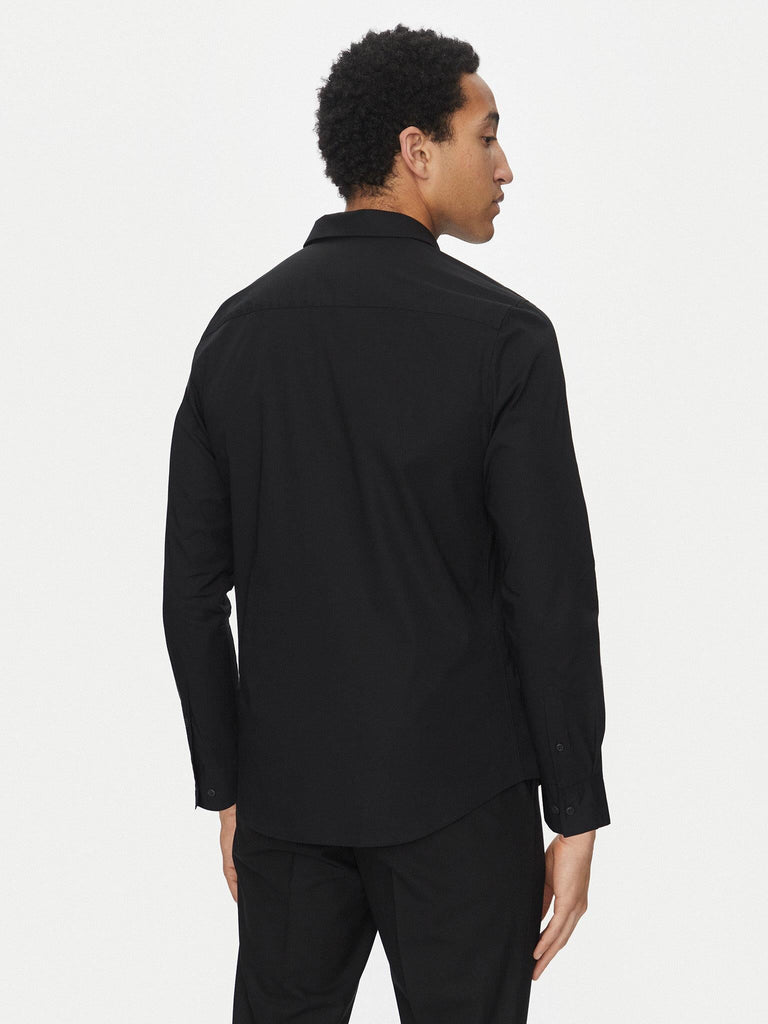 CALVIN KLEIN LS SOLID STRETCH SLI