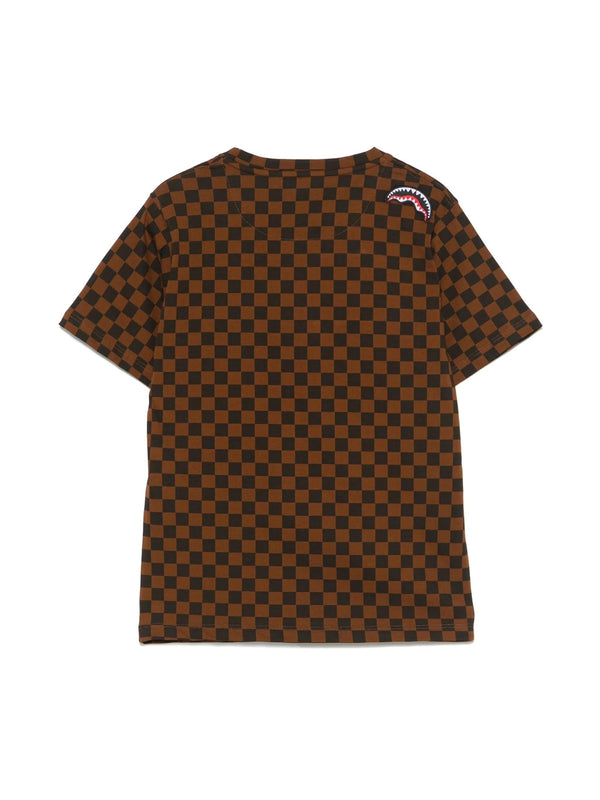 SPRAYGROUND HIDDEN IN THE CHECKEREDREGULAR T-SHIRT