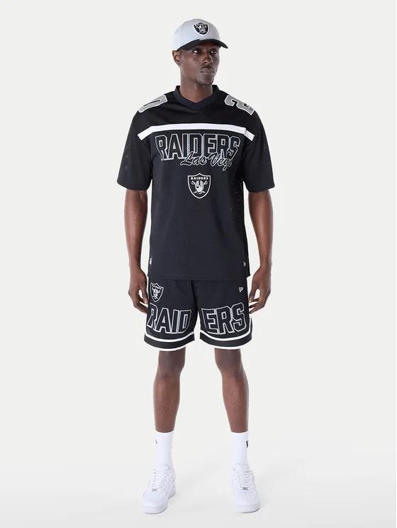 NEW ERA NFL MESH GRPHC JERSEY LASRAI  BLK