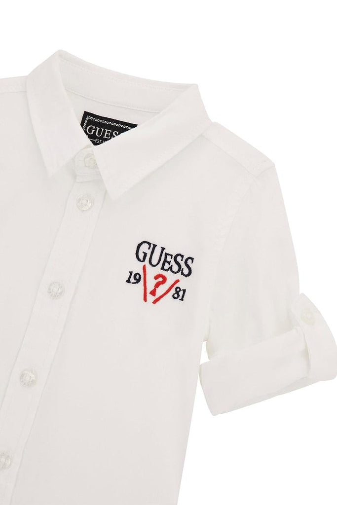 GUESS SET LS SHIRT + POPLIN PANTS