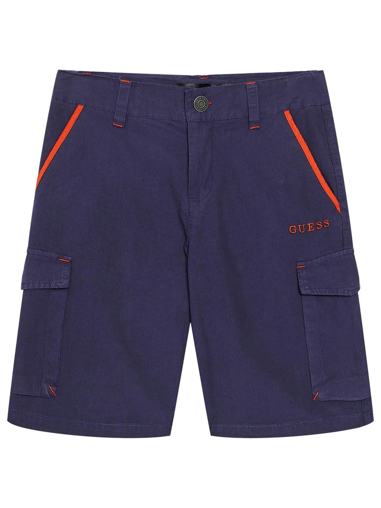GUESS POPLIN CARGO SHORTS