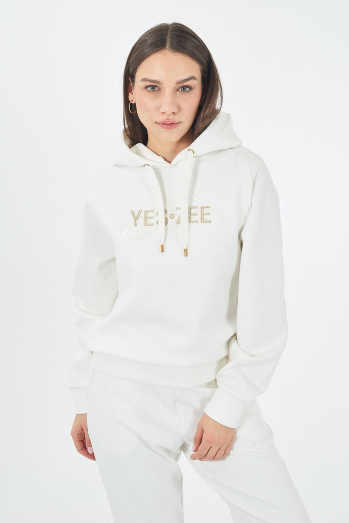 YES ZEE FELPA DONNA FULLZIP IN PUNTO MILANO, CAPPUCCIO
