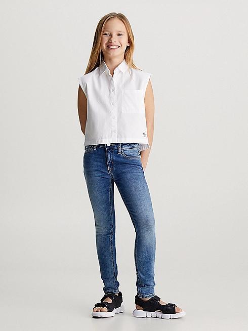 CALVIN KLEIN JEANS MR SKINNY ESS SERENE BLUE
