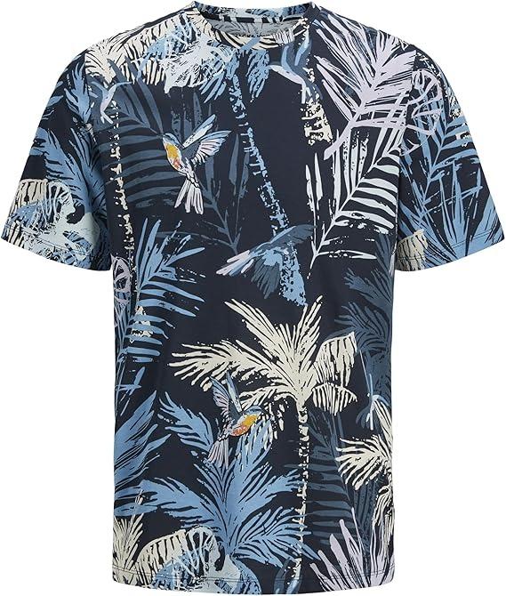 JACK AND JONES JJHAWAII AOP TEE SS CREW NECK