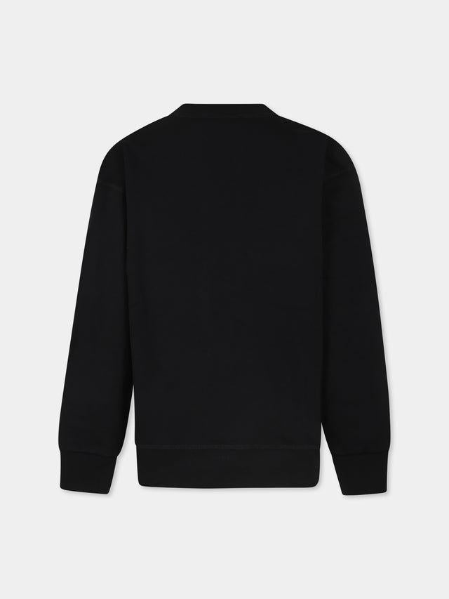 DSQUARED2 JUNIOR D2S865U SLOUCH FIT-ICON FELPA