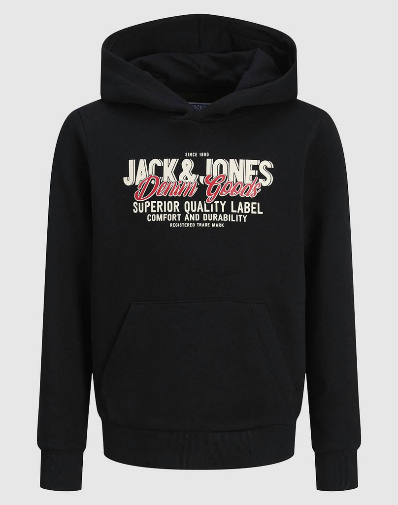 JACK JONES KIDS JJELOGO SWEAT HOOD 2 COL 25/26 NOOS JNR