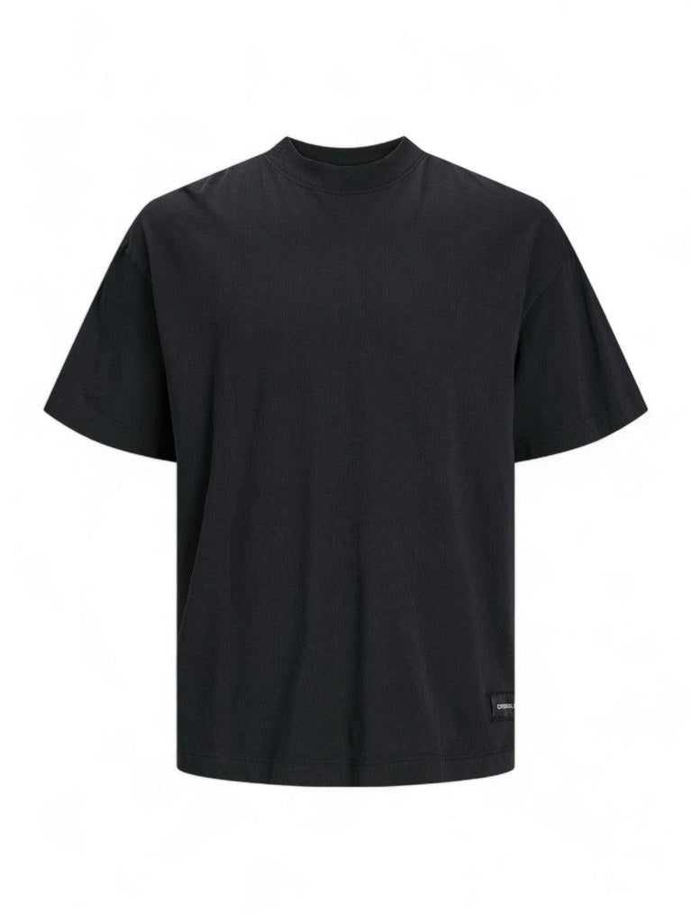 JACK AND JONES JORGRAND PHOTO TEE SS CREW NECK BLK