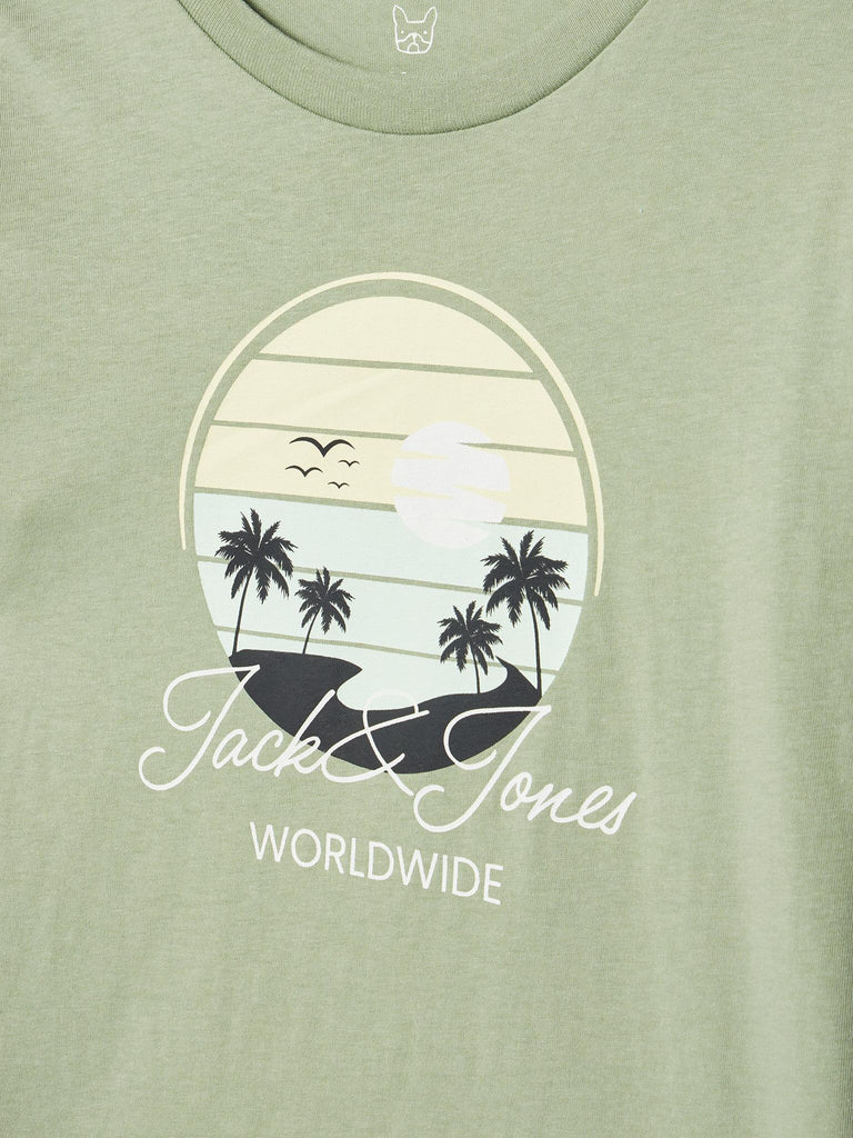 JACK JONES KIDS JJPALM TEE SS CREW NECK JNR