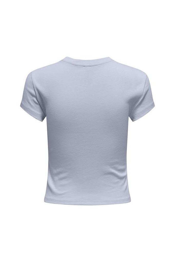 ONLY ONLELINA S/S O-NECK SHORT TOP JRS NOOS