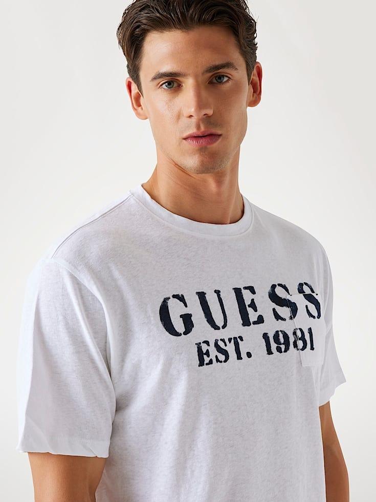 GUESS CN SL MARINA PRINT TEE