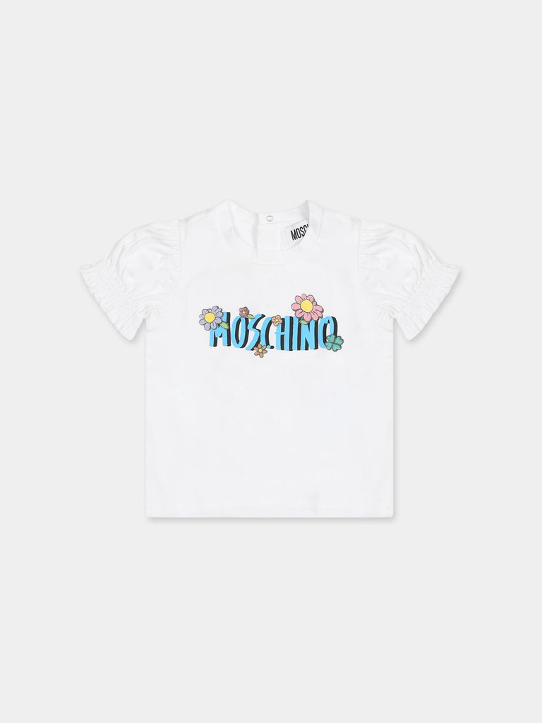 MOSCHINO BABY T-SHIRT M/C