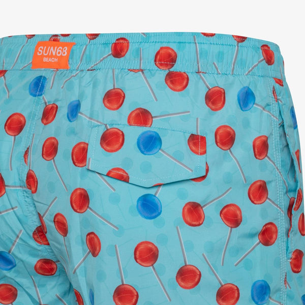 SUN68 SWIM PANT MICRO PRINT
