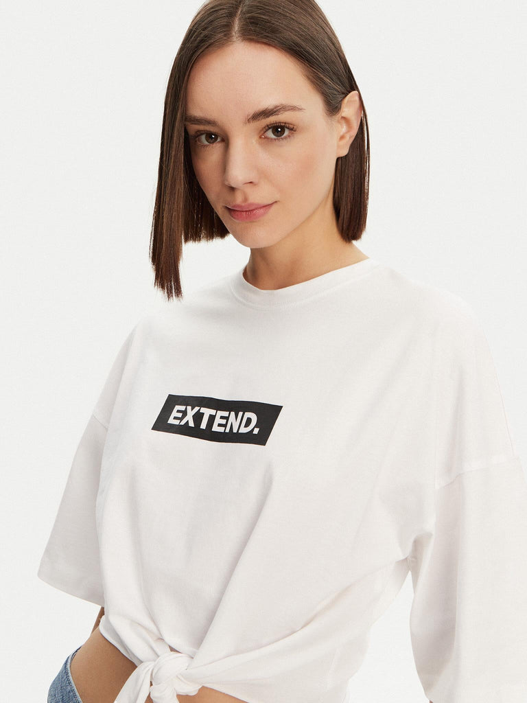 ONLY ONLSERENA LIFE S/S O-NECK KNOT TOP XTJRS
