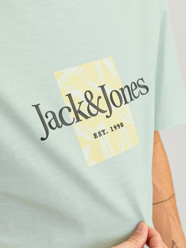 JACK AND JONES JORLAFAYETTE BRANDING TEE SS CREW NECK