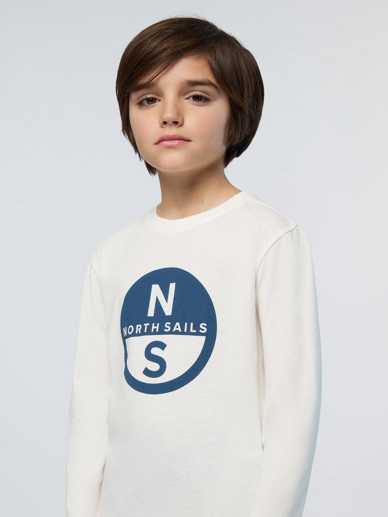 NORTH SAILS T SHIRT LONG SLEEVE W/GRAPHIC