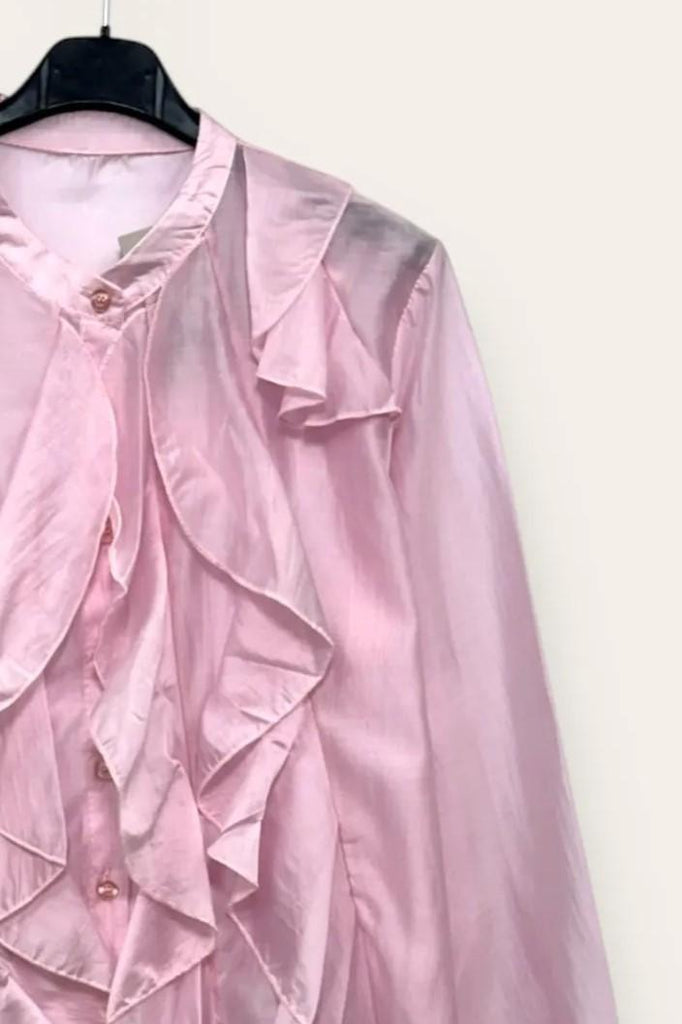 LOVEme Camicia con bordo a volant