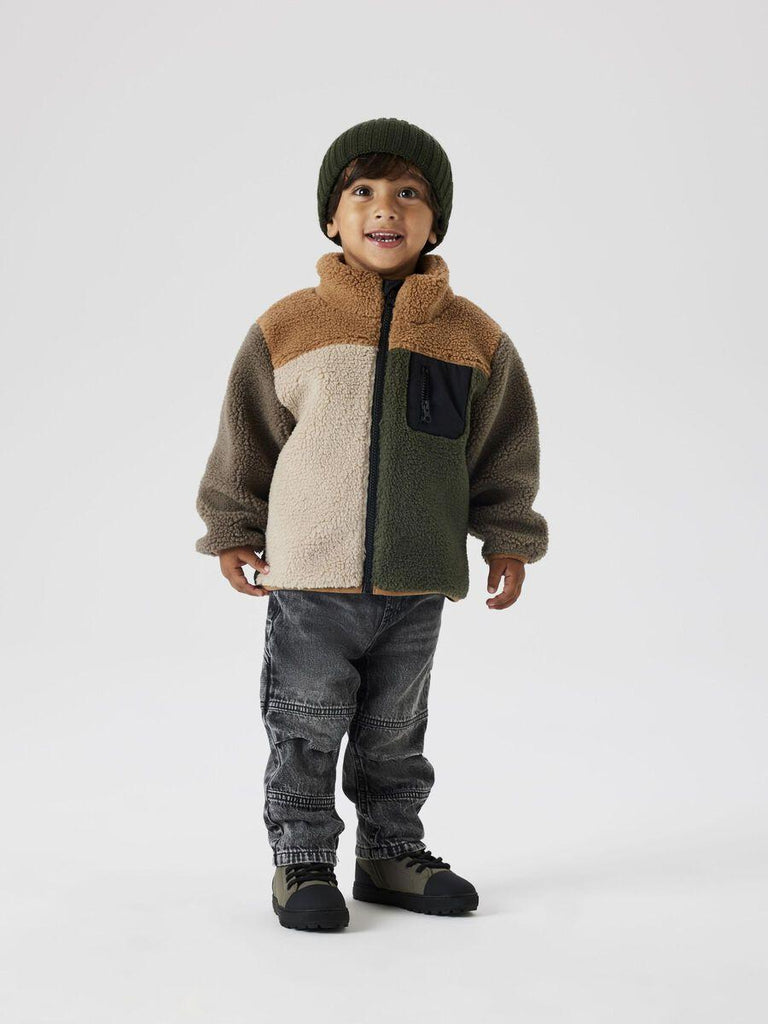 NAME.IT NMMMONICO TEDDY JACKET BLOCK