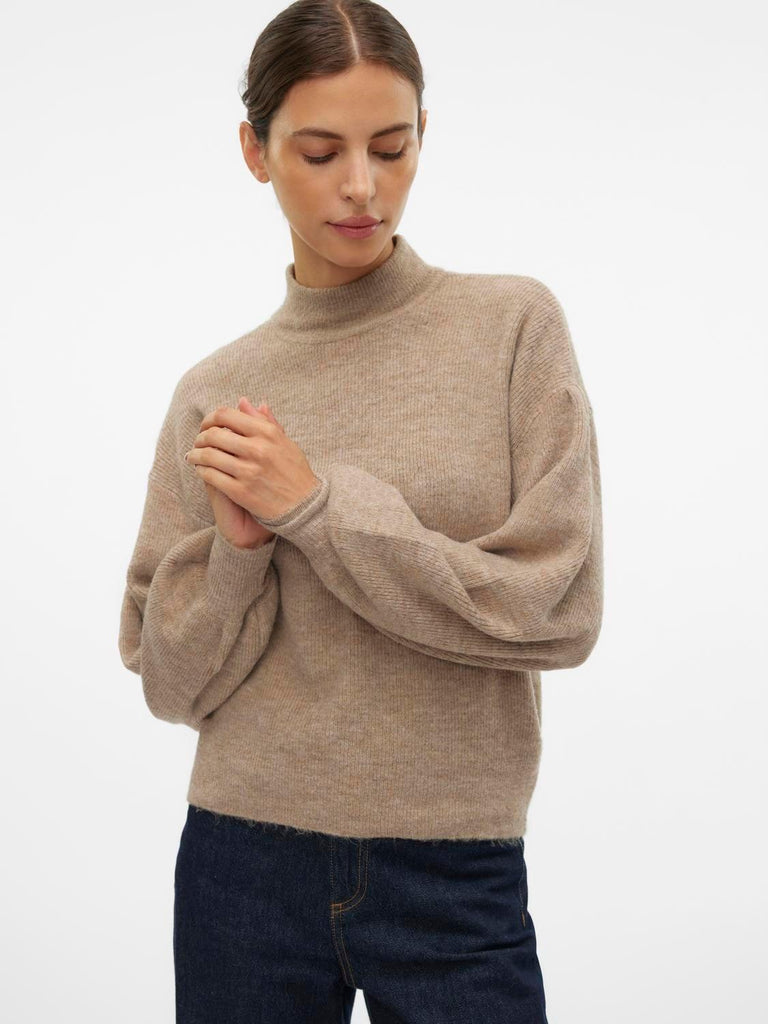 VERO MODA VMNEWRUBELLEFILE LS FUNLNCK PULL REP LCS