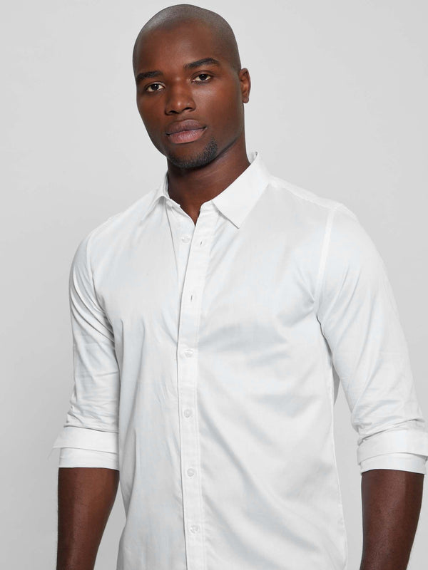 GUESS LS SILKY POPLIN SHIR