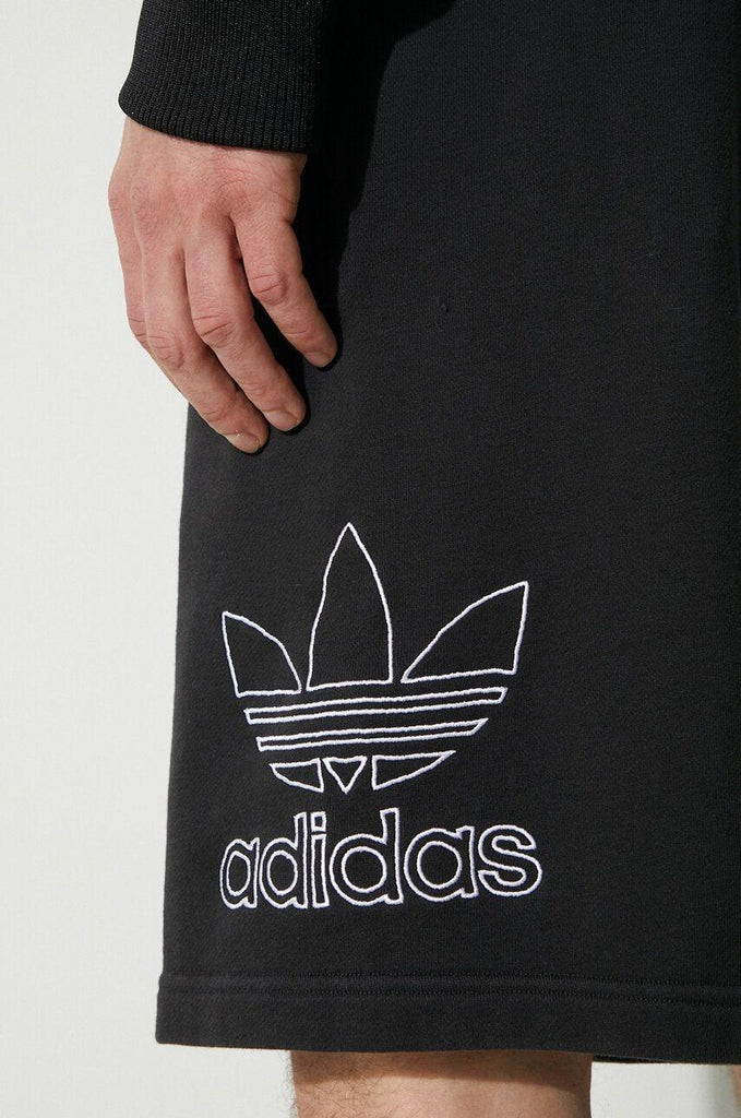 ADIDAS ORIGINALS OUTL TREF SHORT     BLACK/WHITE