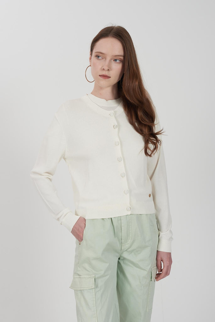 YES ZEE MAGLIA DONNA CARDIGAN