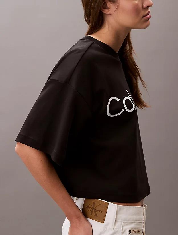 CALVIN KLEIN A-SS Boxy Logo Graph