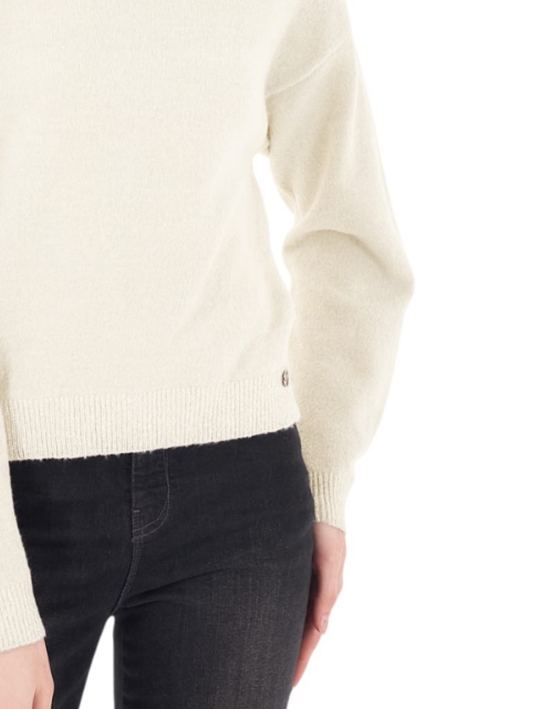 YES ZEE MAGLIA DONNA LUPETTO CROPPED