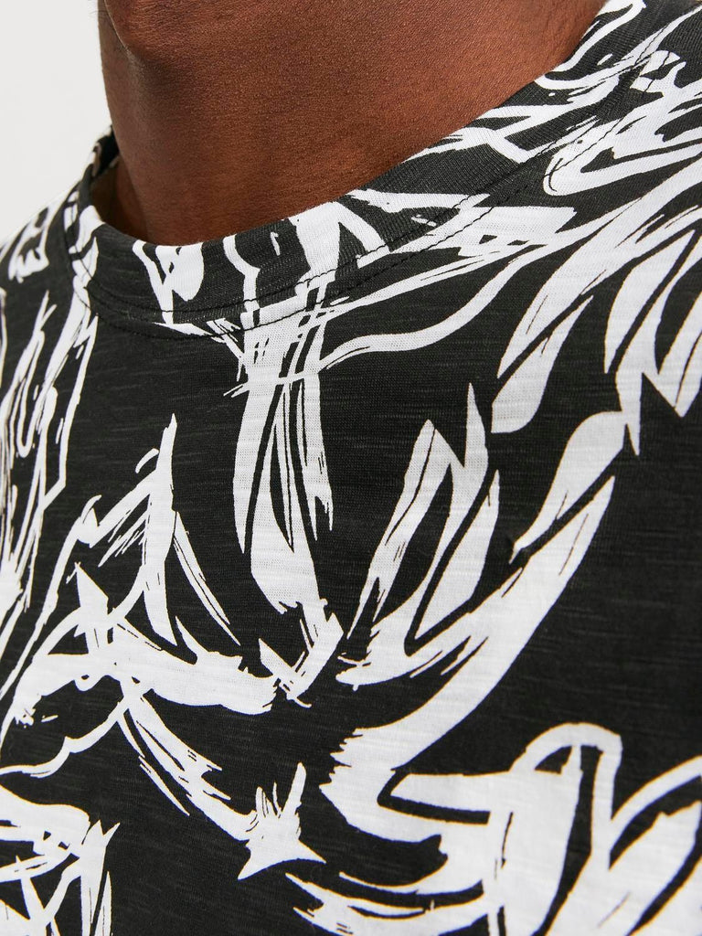 JACK AND JONES JORLAFAYETTE AOP TEE SS CREW NECK