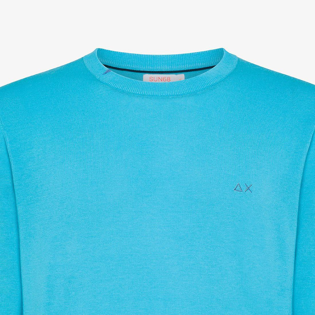 SUN68 ROUND NECK SOLID