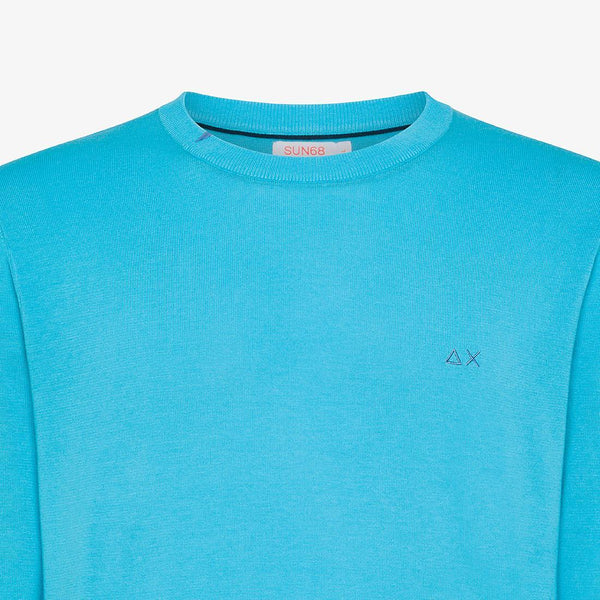 SUN68 ROUND NECK SOLID