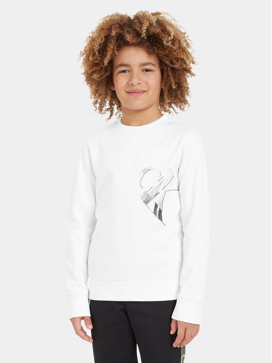 CALVIN KLEIN JEANS HYPER REAL MONOGRAM FLEECE CN