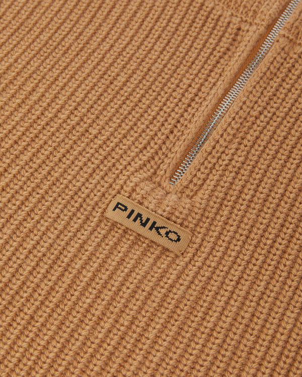 PINKO CIPRO COLLO HALF ENGLISH RIB