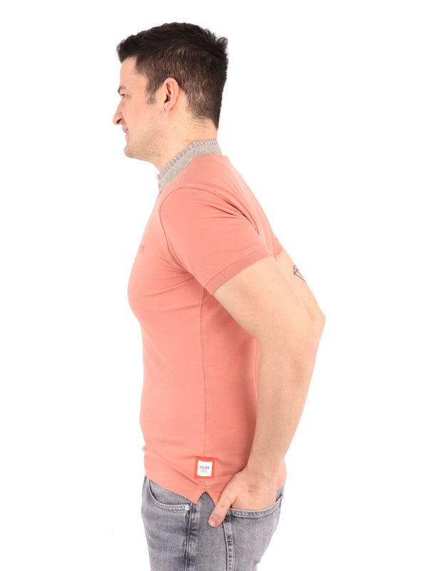 YES ZEE T-SHIRT UOMO TIPO POLO COREANA, M/C